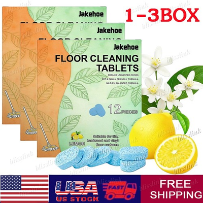 #ad 12 36 Pieces Floor Cleaning Tablets – Powerful Floor Cleaner Cleaning Tablets US $25.99