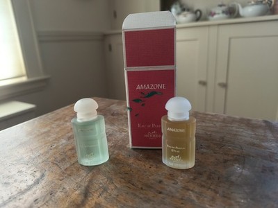 Lot Of 2 Hermes Amazon Mini Splash Eau De Fraicheur  7 mL EDT Eau De Toilette