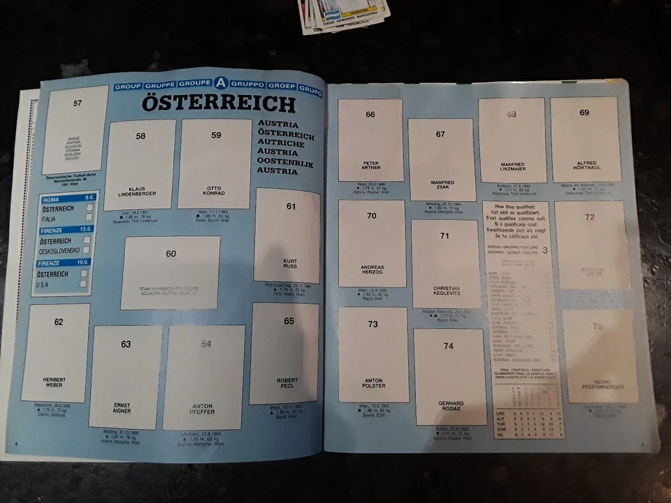 Panini Football Album Italia 90 Vierge + Stickers - Photo 3/4