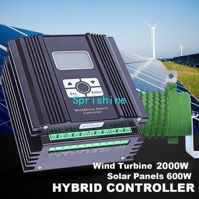 2600W MPPT Hybrid Laderegler 12/24V 2KW Wind 600W Solar laderegler (0% MwSt.*)