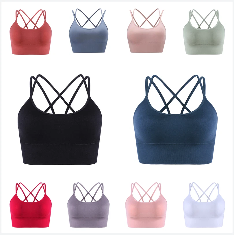 23XL Plus Size Compression Sport Bra For Women Sportswear Soft Seamless Bralette - Image 3 of 4