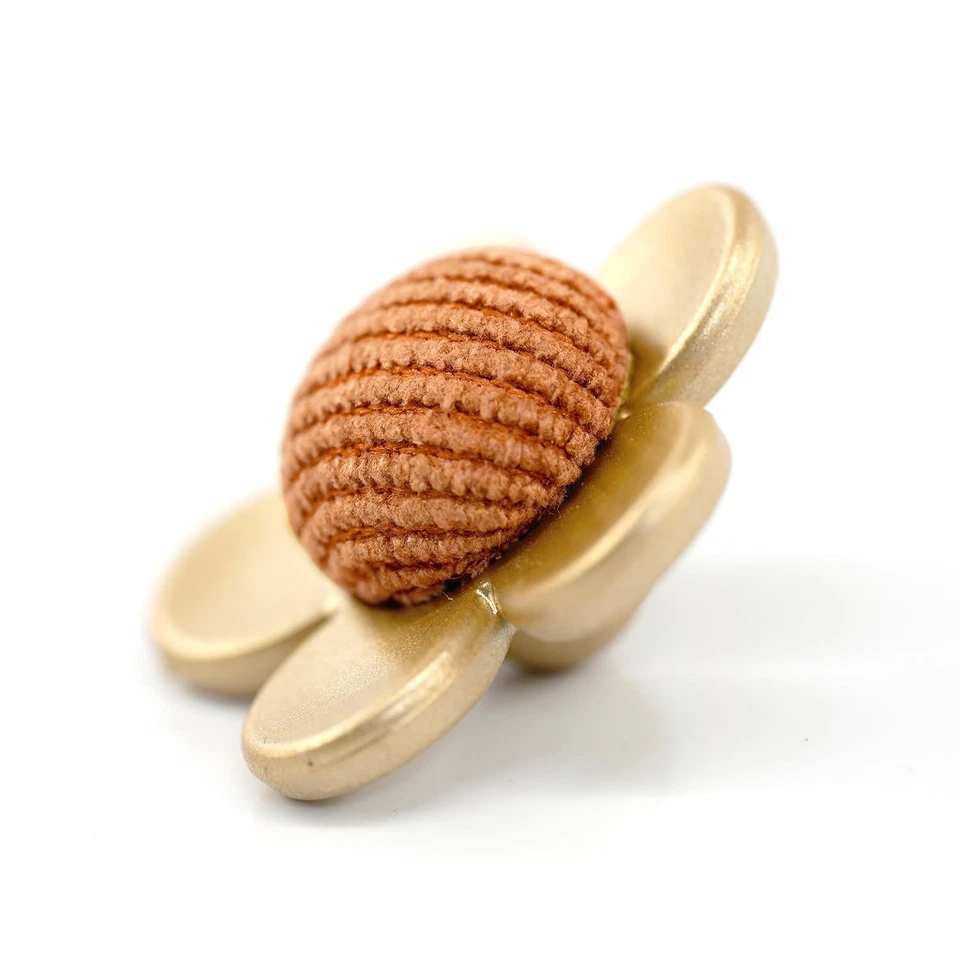 20 PCS 30mm Yellow Fabric Core Flower Sewing Shank Coat Buttons 1 3/16 inch - Image 3 of 4