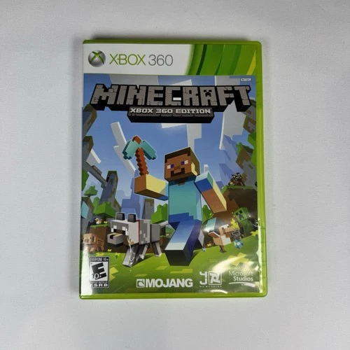 Mojang Microsoft Studios Minecraft Xbox 360 Multiplayer Manual Included NTSC