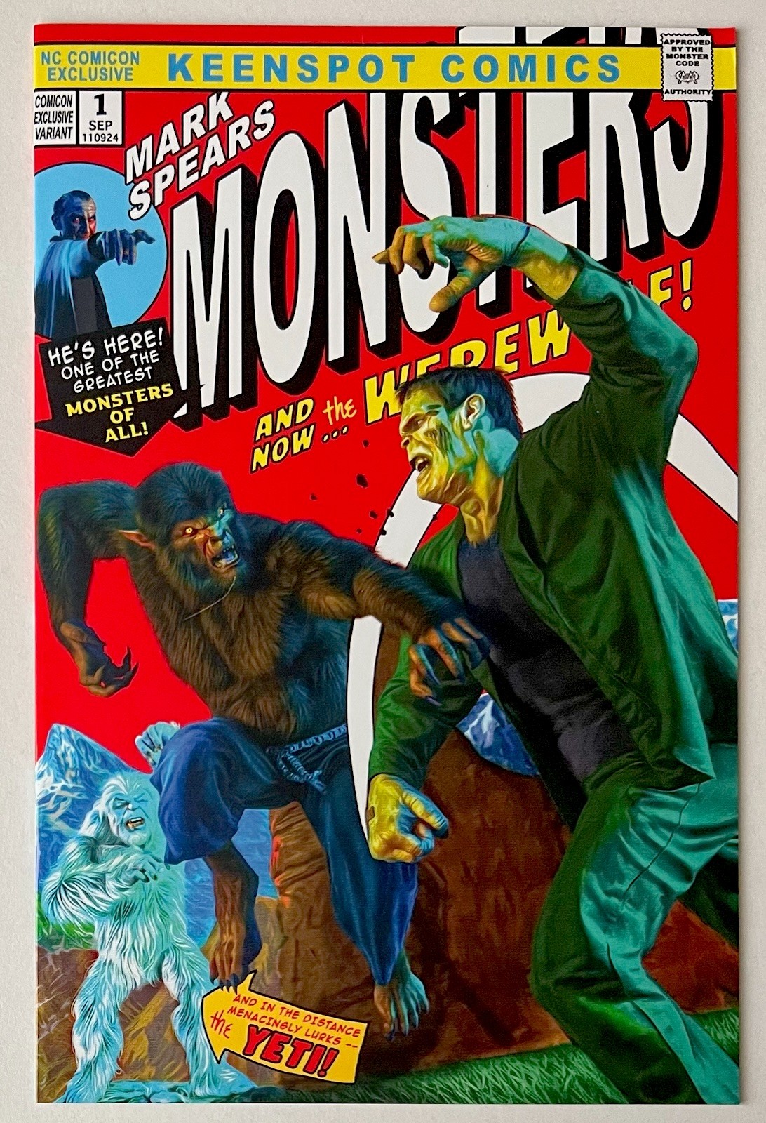MARK SPEARS MONSTERS #1 • HULK 181 HOMAGE • ULTIMATE COMICS EXCLUSIVE • LTD 300