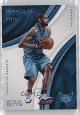 2016-17 Panini Immaculate Blue 17/35 Nicolas Batum #75 19bs