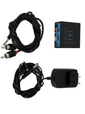 Logitech Bluetooth Audio Adapter with RCA Stereo Output and Power Cable