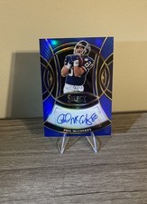 2025 Panini Select Signatures Phil McConkey #SP-PMY Blue Prizm /149 (AU) Giants
