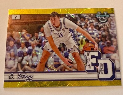 2025 topps bowman best cooper flagg lazer field day 11/75 card