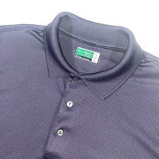 Ben Hogan Performance Mens Golf Polo Shirt L Navy Blue Short Sleeve Performance