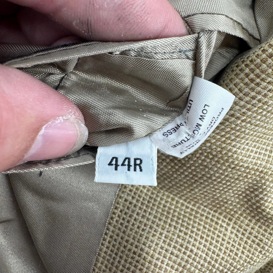 Blazer deportivo a cuadros Burberry London para hombre marrón tostado - talla 44R Foto 4 de 4