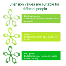 Silicone Finger Stretcher Flower Shape Springback Decompression Hand Grip