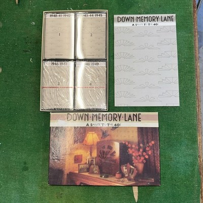 DOWN MEMORY LANE - A SALUTE TO THE 40's - 4 TAPES RECORDED ON BOTH SIDES *PRE-OW