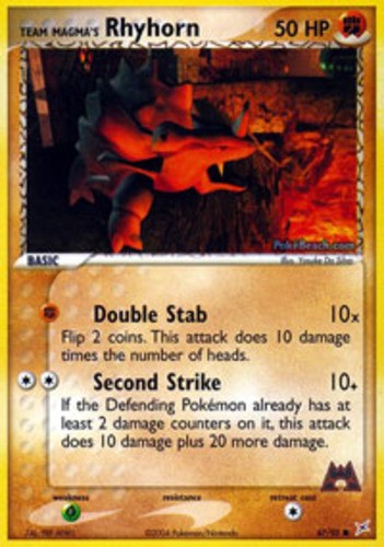 Team Magma's Rhyhorn