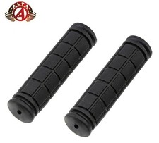 ALTA Anti-Slip Block-Tread Retro BMX Handlebar Grips 7/8” 123mm Kraton Rubber.