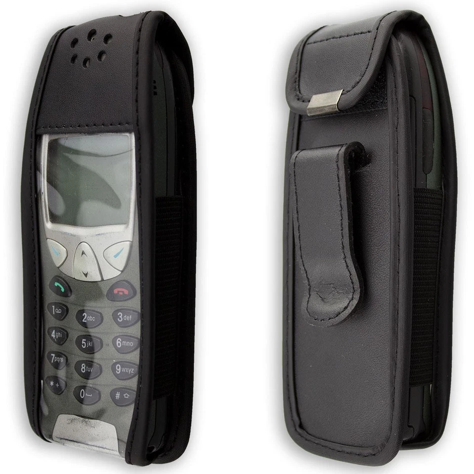 caseroxx Leather-Case with belt clip compatible with Nokia 6210 6310 6310i made  - Image 4 of 4