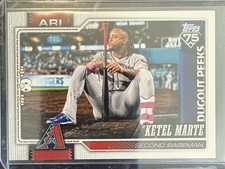 2026 Topps Series 1 Celebration - Ketel Marte #257 - Dugout Peeks