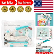 Versatile Crop-A-Dile 2 Big Bite Tool: 1/8  3/16 Hole Punch with Ergonomic Grip