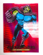2024 Marvel Masterpieces 92 Platinum 89 Sleepwalker Red prism /492