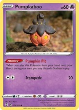 TCG - Pumpkaboo 076/203 Common SWSH07: Evolving Skies