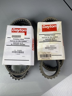 Dayton Premium V-Belt BX43 3GXA5 Cogged Industrial Belts Lot of 2 Open Box New