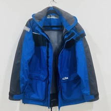 Gill Men’s Coat Jacket Blue/Black Inshore Waterproof Breathable 2 Dot tm Size M