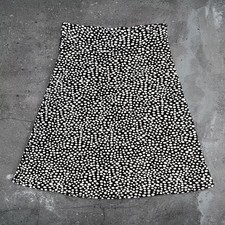 vintage polka dot mini skirt coquette retro high waist 90s model off duty