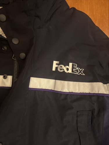 Fedex STAN HERMAN PRIMALOFT INSULATED Steppfutter KAPUZE PARKA Herren Gr. M Regular - Bild 3 von 17