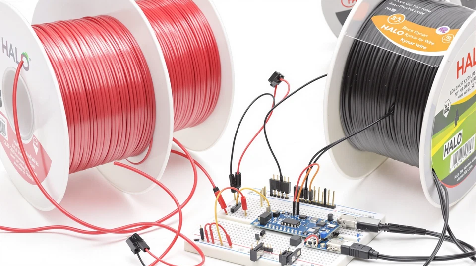 30 AWG Kynar Wrap-up wire, hobby, controller mod, Black or Red, very thin - Image 4 of 4