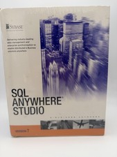 Sybase SQL Anywhere Studio 7 BASE CD-ROM Docs Sealed Vintage Database Software