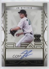 2022 Leaf Trinity Clear Gold Foil 13/50 JR Ritchie #CA-SS1 Auto h6c