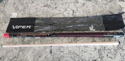 Viper Fatal Shot Pro Series Pool Cue Stick Red/Black 18oz  58''