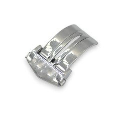 Carrera Monaco 22mm Silver Color Deployment Clasp For Tag Heuer