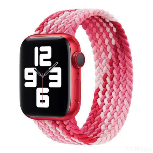 Braided Solo Loop Band Strap for Apple Watch Series 9 8 7 6 5 4 3 40/45/41/49mm - Picture 23 of 55