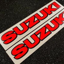 Suzuki decals Neon Red 1000 gsxr 85 rmz 600 gsxs 750 drz 450 250 moto gp srad 8r