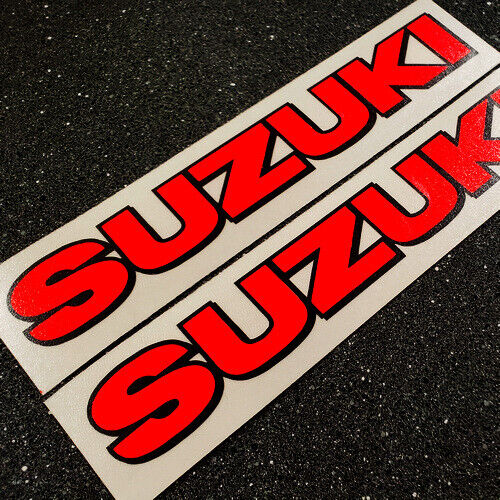 Suzuki decals Neon Red 1000 gsxr 85 rmz 600 gsxs 750 drz 450 250 moto gp srad 8r - Picture 1 of 6