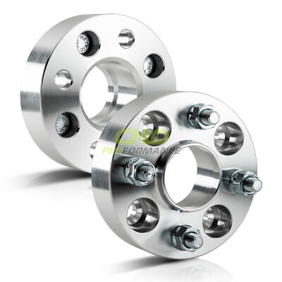 AU Alumnum 2pcs 4Studs 25mm 4x100 12x1.5mm Hubcentrc Wheel Spacers
