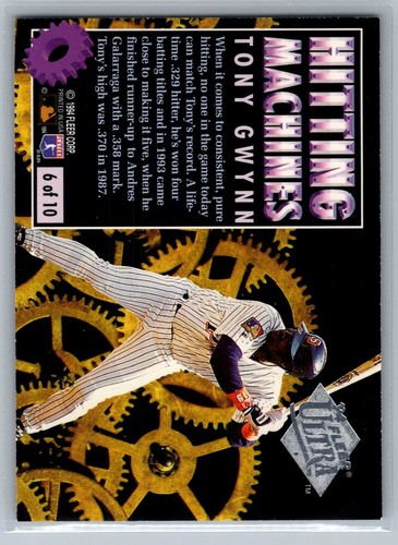 Tony Gwynn 6 Karten - Lot Inserts - HOF NM-MT *TEXCARDS* - Bild 10 von 12