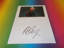 Tricky signed autographed autograph letter card + picture in person