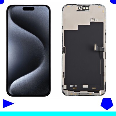 Für iPhone 15 Pro Max weiches OLED-Display Touch Display Retina LCD Digitizer NEU UK