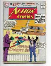 Action Comics 257 1959 DC Comics VG- 3.5 Superman 6th App Supergirl