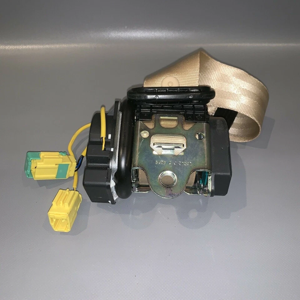 VOLKSWAGEN PHAETON 3D SEAT BELT LEFT FRONT 2004 2005 2006 BEIGE OEM Foto 2 de 4