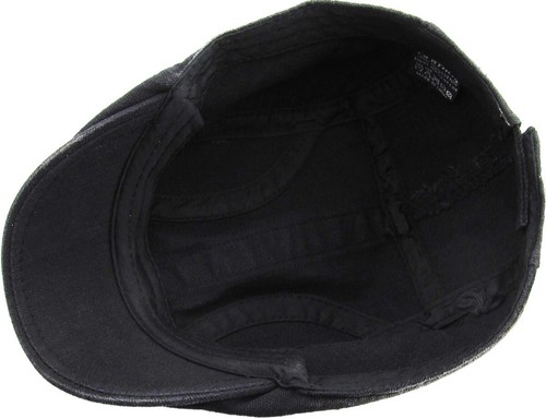 Solid Washed Gatsby Cap Mens Denim Hat Golf Driving Summer Cabbie Newsboy - Picture 7 of 29