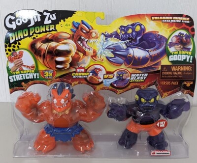 Heroes of Goo Jit Zu Dino Power Versus Pack - 2 Action Figures - Volcanic Rumble