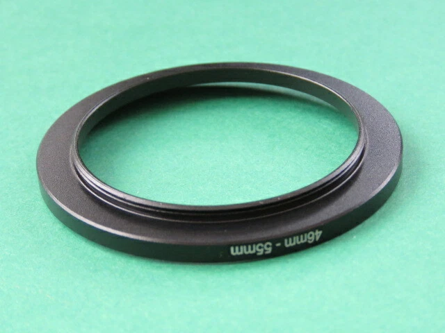 46mm-55mm 46-55 Stepping Step Up Male-Female Lens Filter Ring Adapter 46mm-55mm - Image 2 of 2
