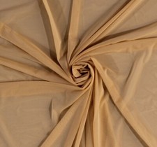 Power Mesh Nude 60" Wide Poly-Spandex Fabric by the Yard D185.01 