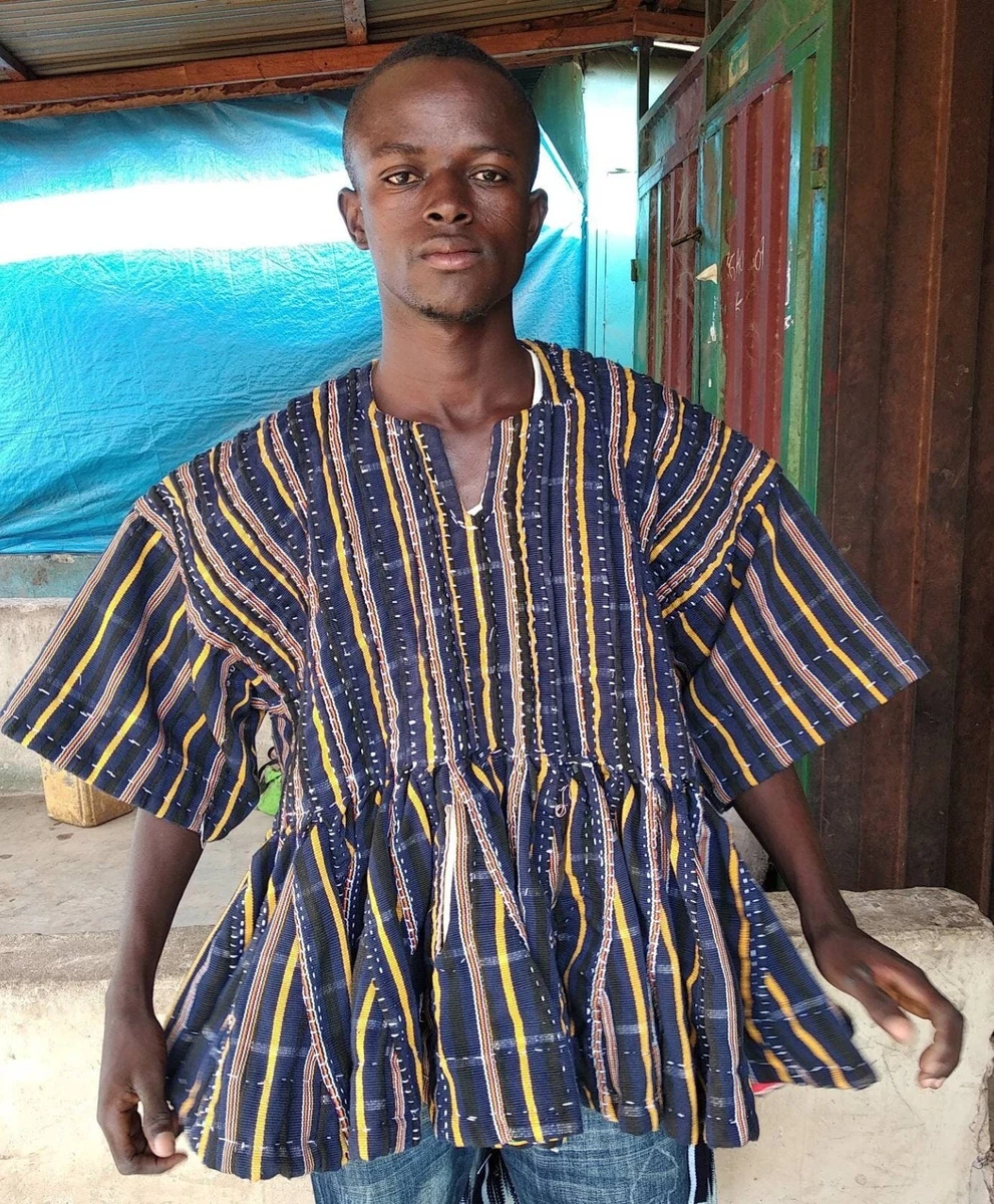 Stylish African Smock Dress For Men Hand Loomed Perfect Fit For