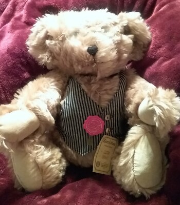 Hermann Limited Edition Teddy Bear Numbered And Hand Signed By Doll Artist NICE!