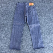 Levi's 501 Original Fit Button Fly Jeans Gray Size 32x30 30x27.5 