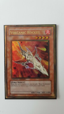 YUGIOH VULKANRAKETE GOLD ULTRA RARE GUTER ZUSTAND GLD2-DE023