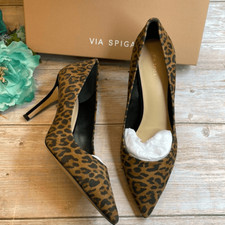 Via Spiga Women's Pointed-toe Leopard Pumps